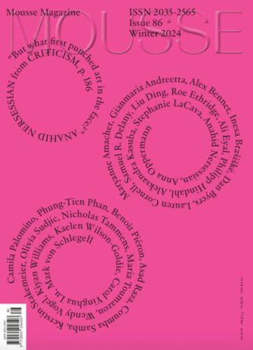 Mousse Magazine - Issue 86 - Winter 2024