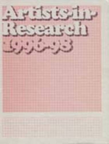 Artists-in-Research&nbsp;1996 - 1998