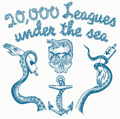 20,000 Leagues Under The Sea - By Jules Verne with Music by Jonny Trunk On LP - Four Corners Familia