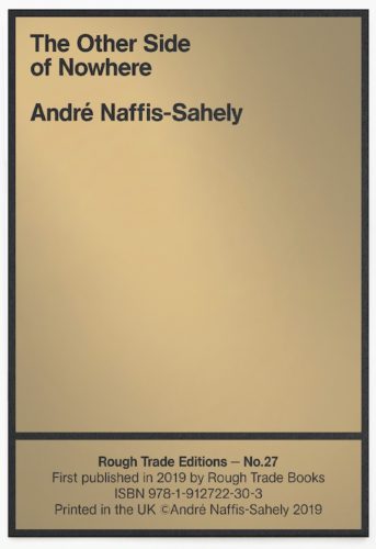 The Other Side of Nowhere - Andre Naffis-Sahely (RT#27)