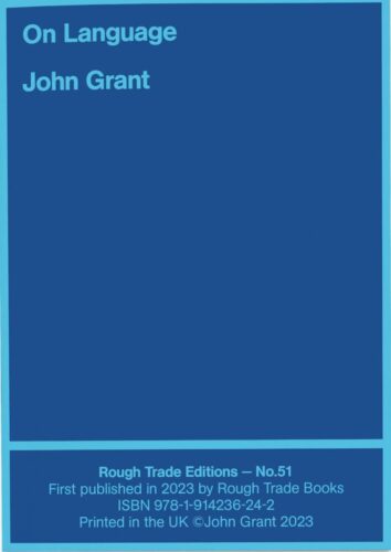 On Language by John Grant (RT#51)