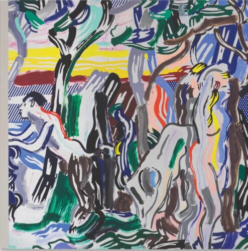 Roy Lichtenstein - Painting with Scattered Brushstrokes