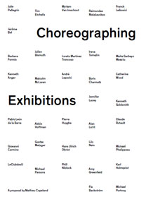 Choreographing Exhibitions