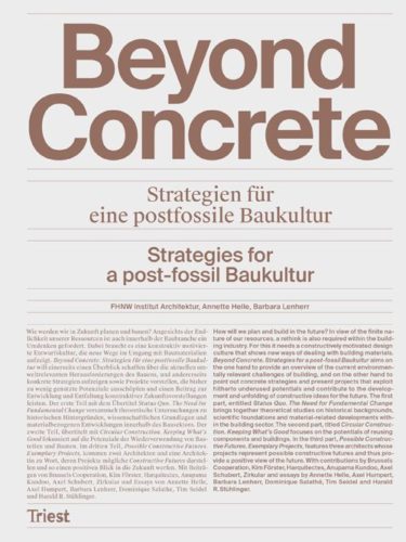 Beyond Concrete - Strategies For A Post-Fossil Baukultur