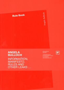 Angela Bulloch - Information, Manifesto, Rules and Other Leaks... Vattenfall Contemporary 2011