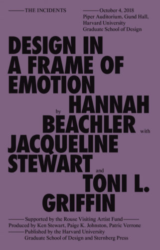 Design in a Frame of Emotion - By Hannah Beachler with Jacqueline Stewart and Toni L. Griffin