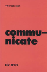 Villardjournal 02 -Communicate