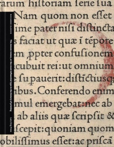 Riccardo Olocco - The Jenson roman or the most influential type in the history of printing