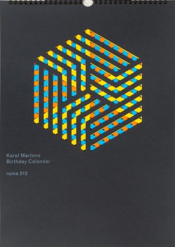 Karel Martens - Birthday Calendar