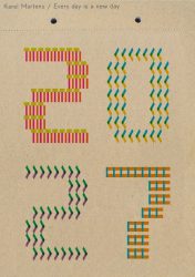Karel Martens - Calendar 2027 / Every day is a new day