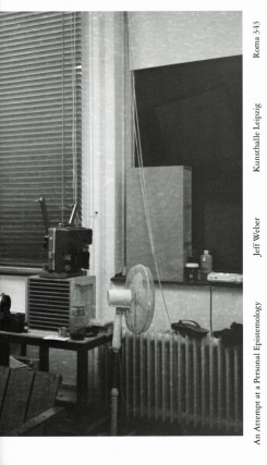 Jeff Weber - An Attempt At A Personal Epistemology | Kunsthalle Leipzig