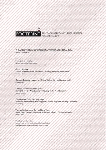 Footprint 24 - The Architecture of Housing after the Neoliberal Turn
