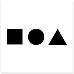 Bruno Munari - Square, Circle, Triangle